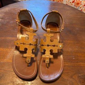 Tory Burch Chandler Logo Wedge Sandals
